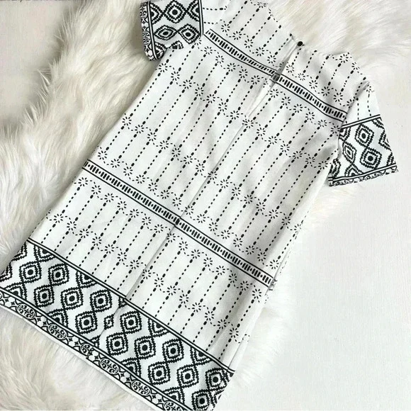 Lulu’s Graphic Price Black & White Shift Dress with Pockets - Picture 9 of 11